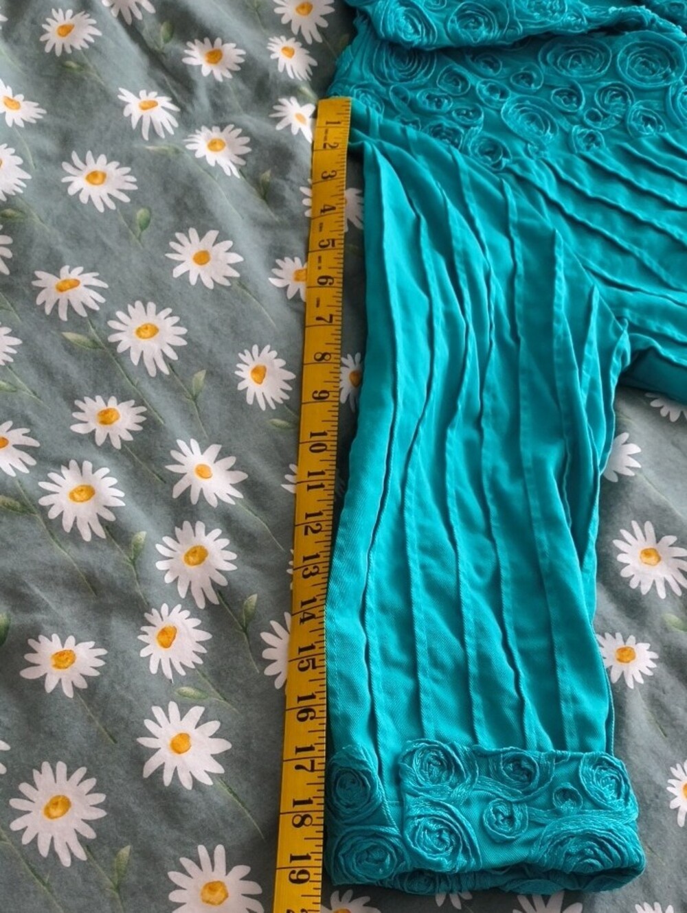 Turquoise Textured Jacket - Picture 8 of 8